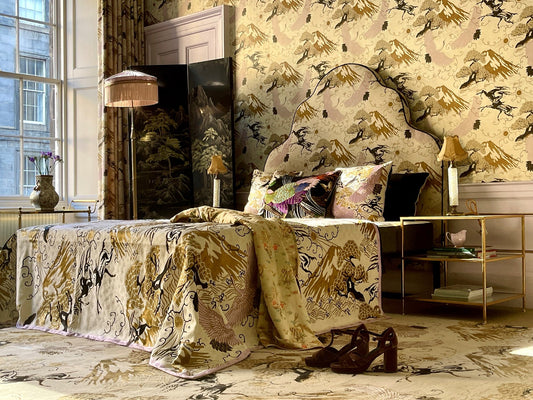 Revitalise bedroom décor with restorative Eternal Toile