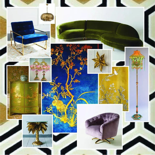 Jardin de Chinois Mood Board