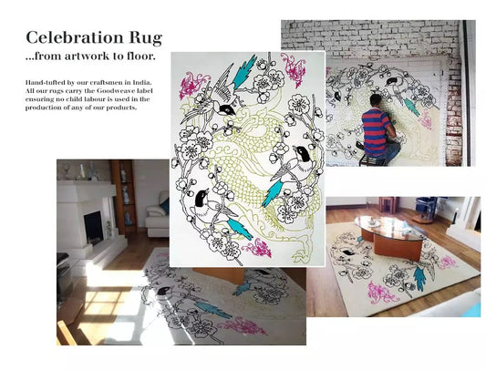 Our rugs in your homes… celebration.