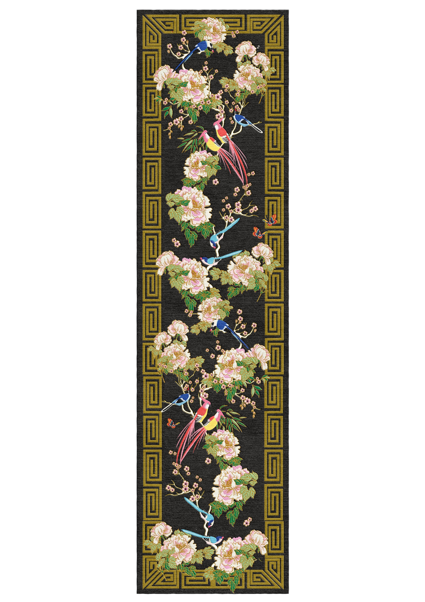 Nurture Black- Hand Tufted Runner