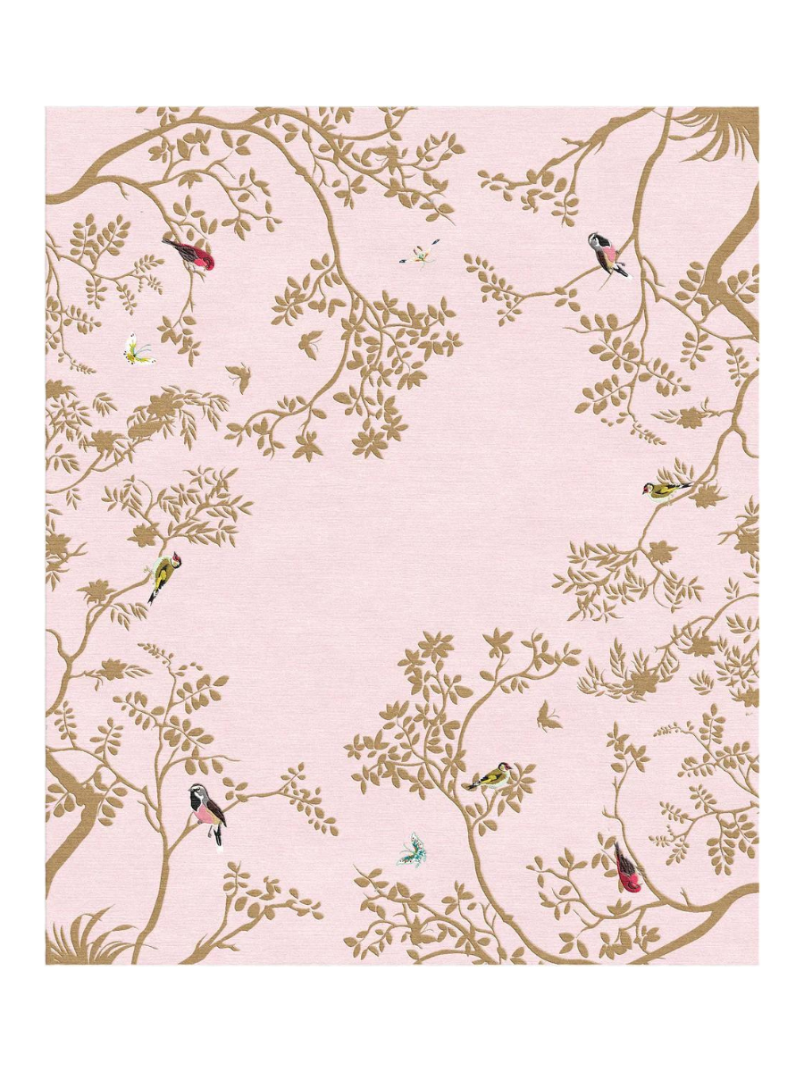 Secret Garden Lotus Pink - Hand Tufted Rug
