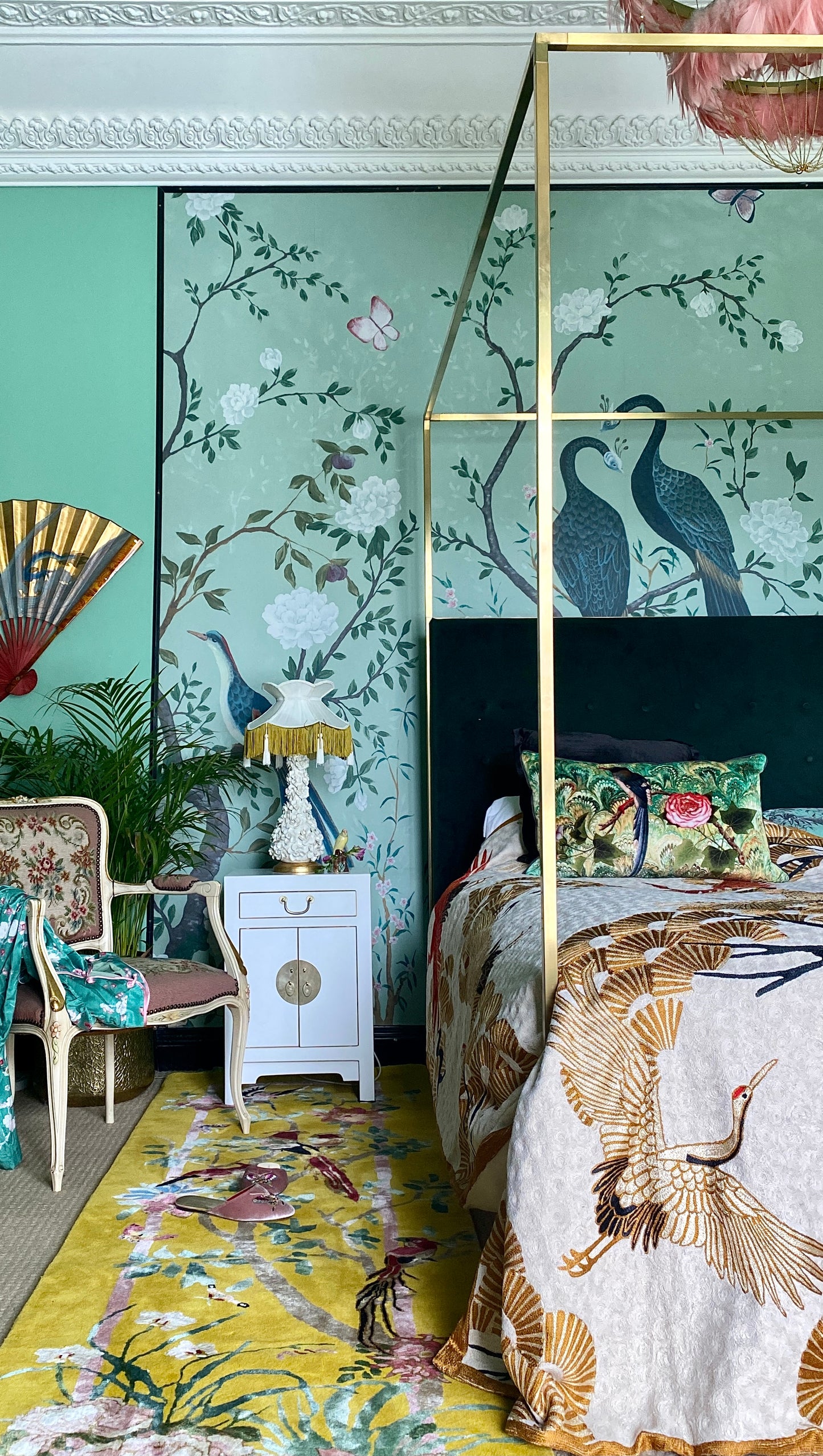 Birdsong Yellow - Hand Tufted Runner