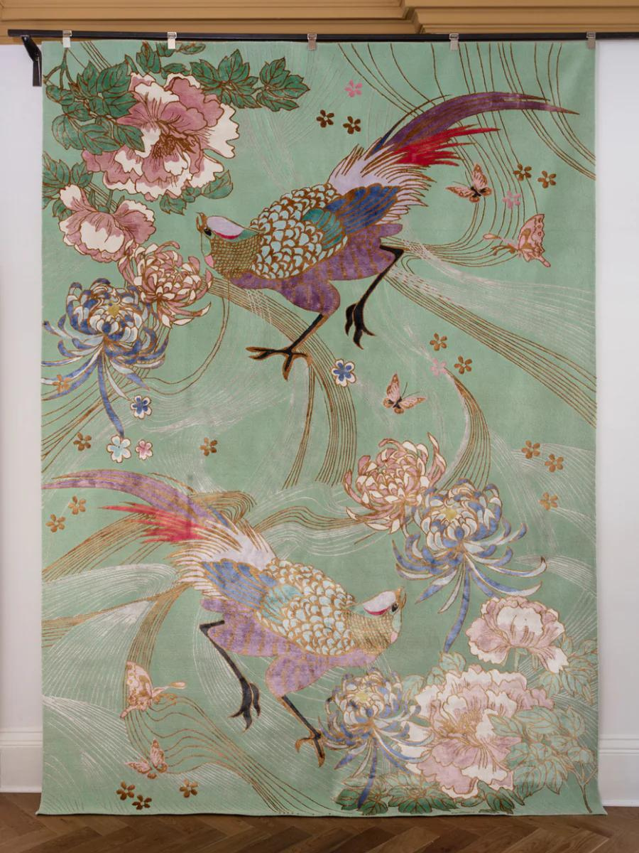 Phoenix Green - Hand Knotted Rug