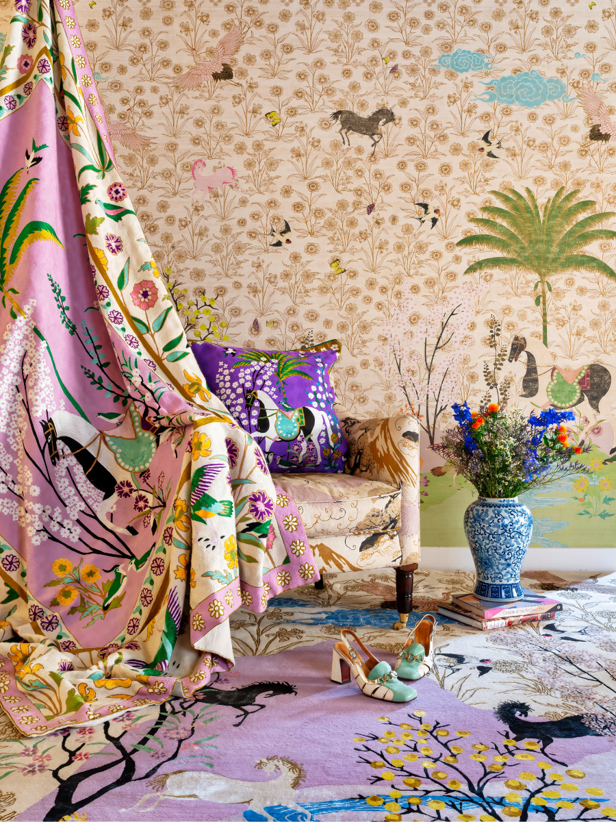 A Mughal Painting Part 2 - Hand Knotted Rug