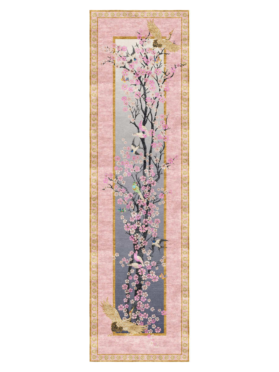 Sakura - Hand Knotted Runner