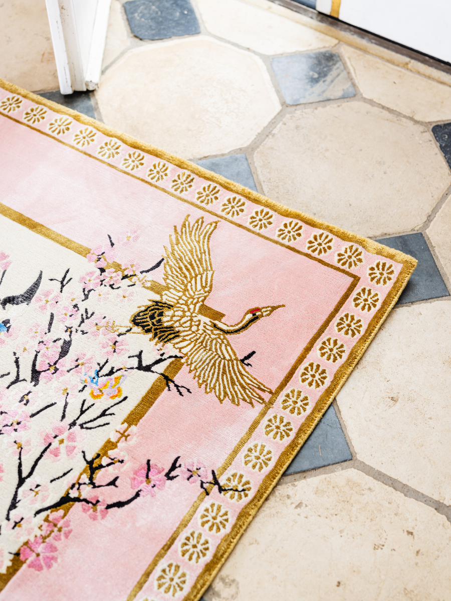 Sakura - Hand Knotted Runner