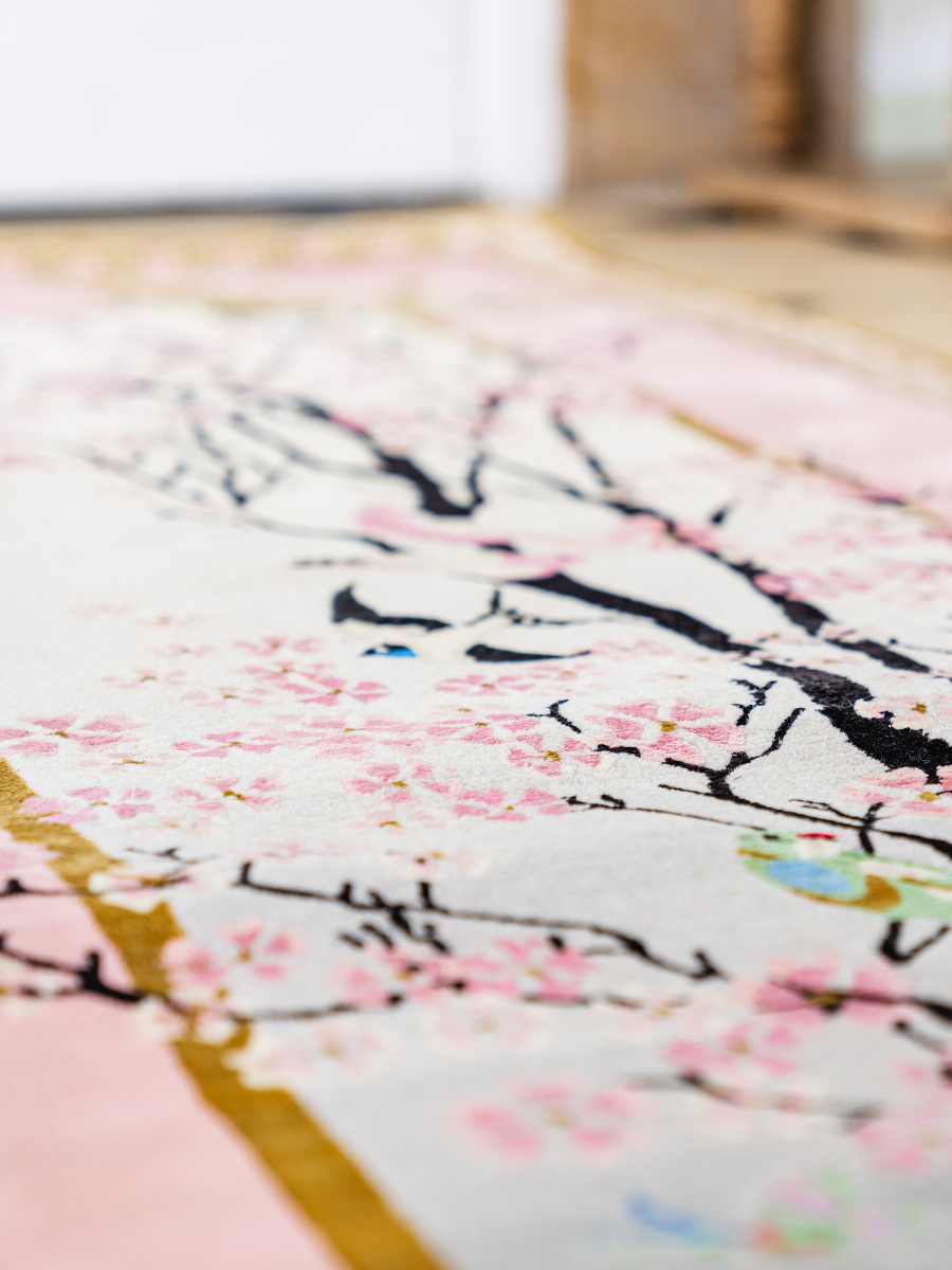 Sakura - Hand Knotted Runner