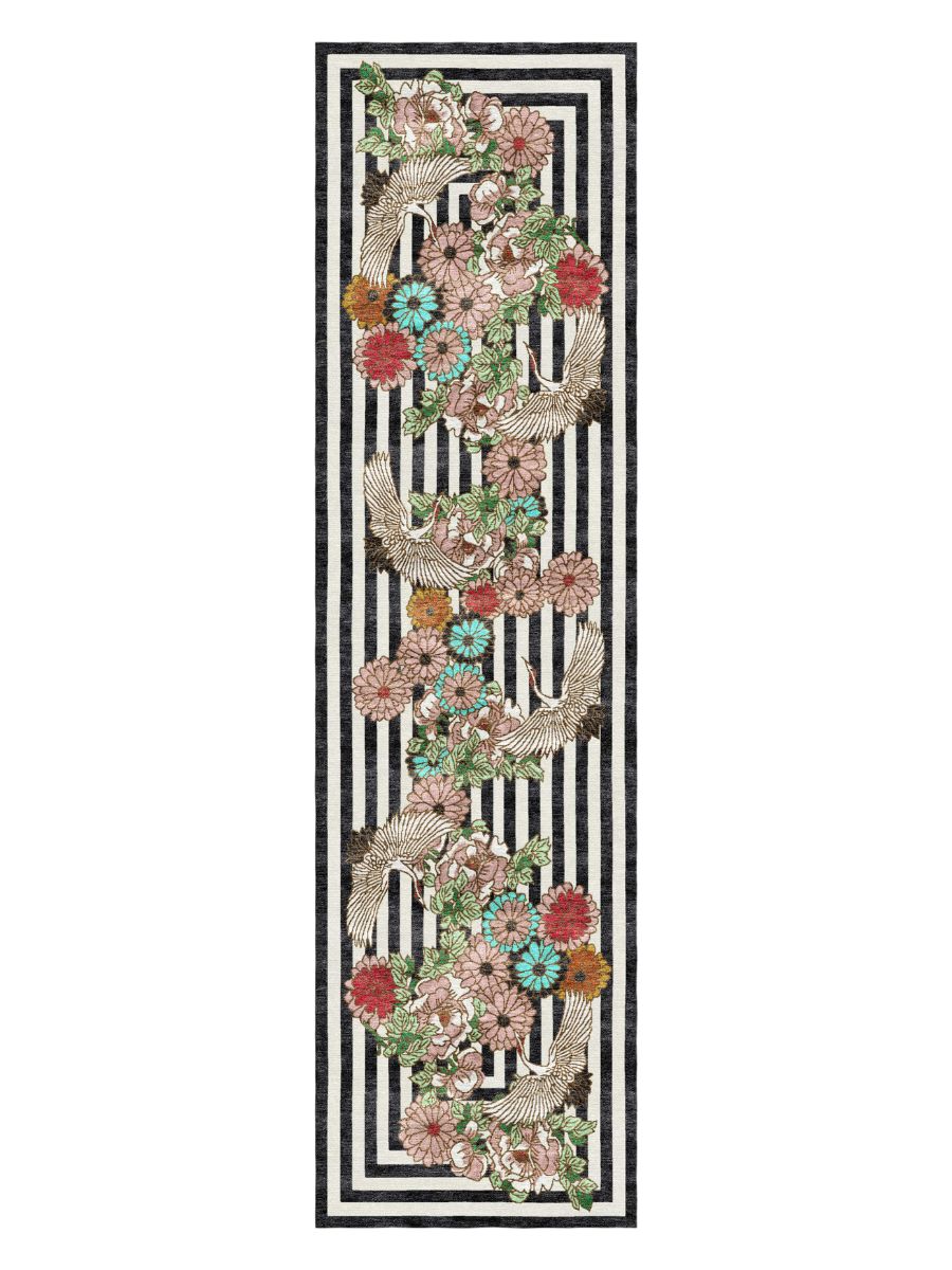 Kimono Noir - Hand Tufted Runner