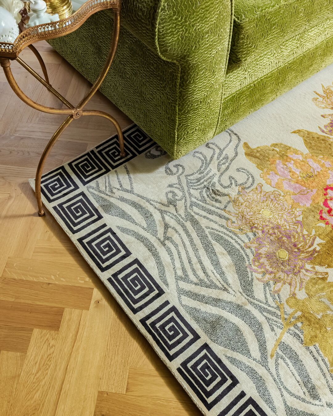 Geisha Florals - Hand Knotted Rug