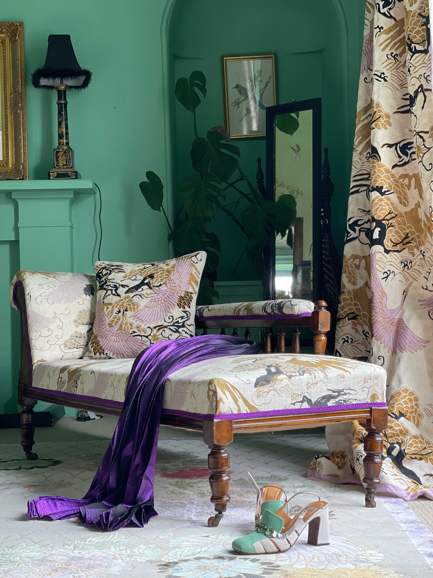 Eternal Toile - Viscose and Linen Fabric