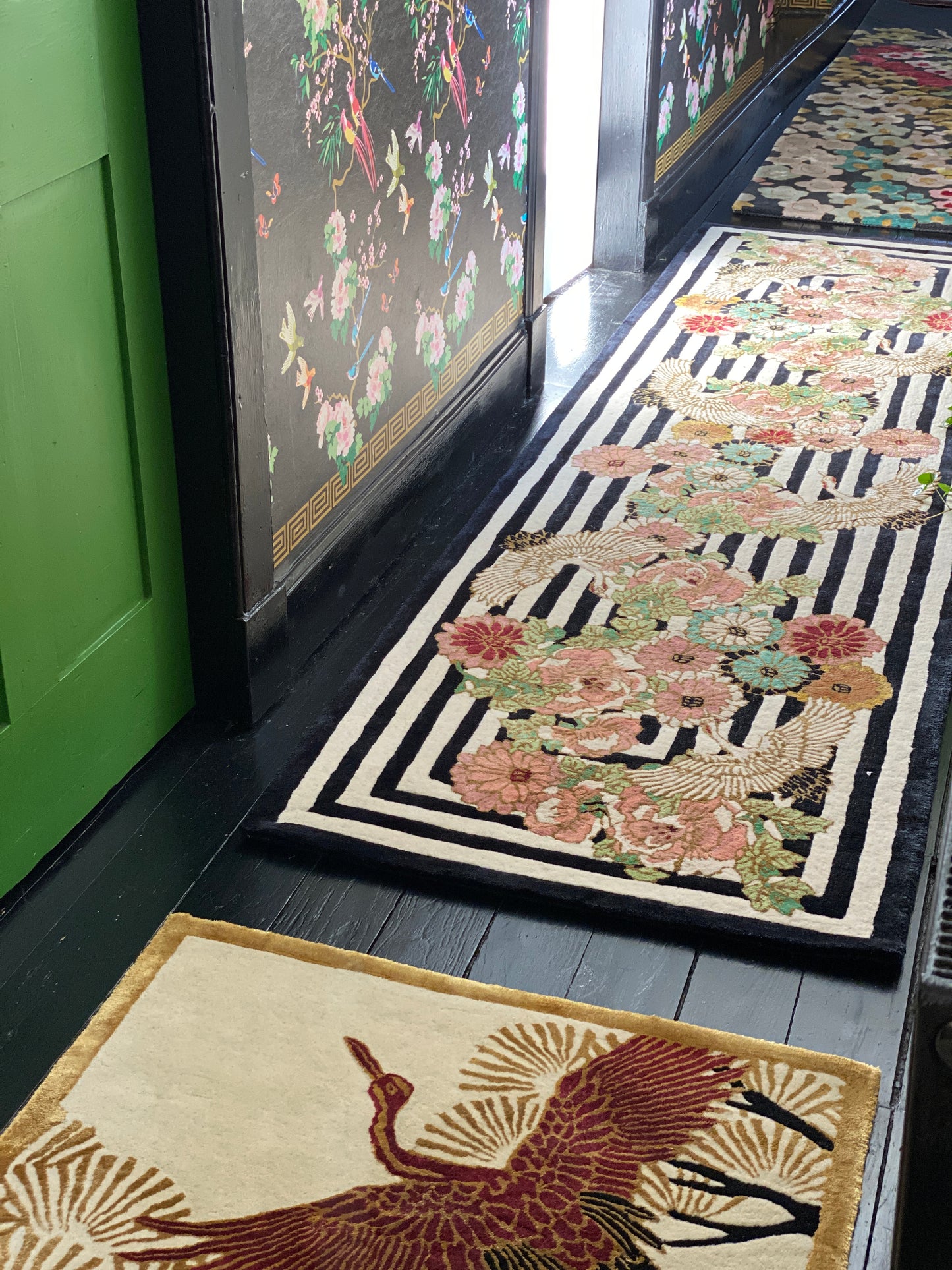 Kimono Noir - Hand Tufted Runner