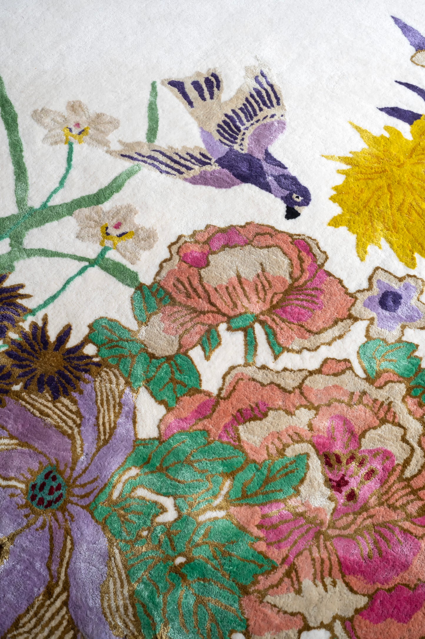 One Hundred Flowers - Hand Tufted Rug - Sample