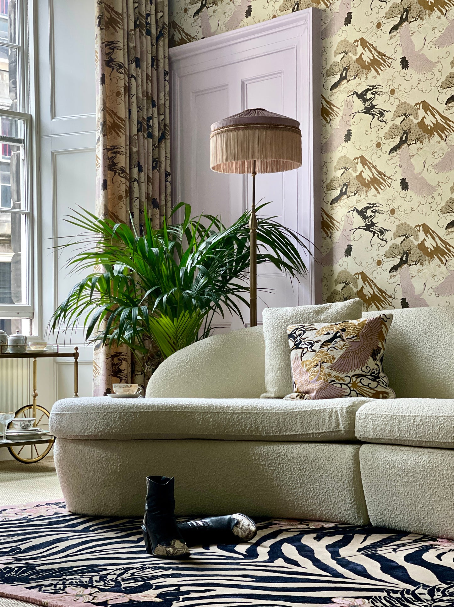 Tiger Florals - Hand Tufted Rug