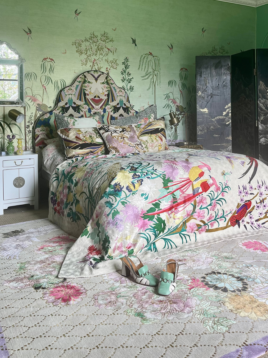 Floral Jewels - Hand Knotted Rug
