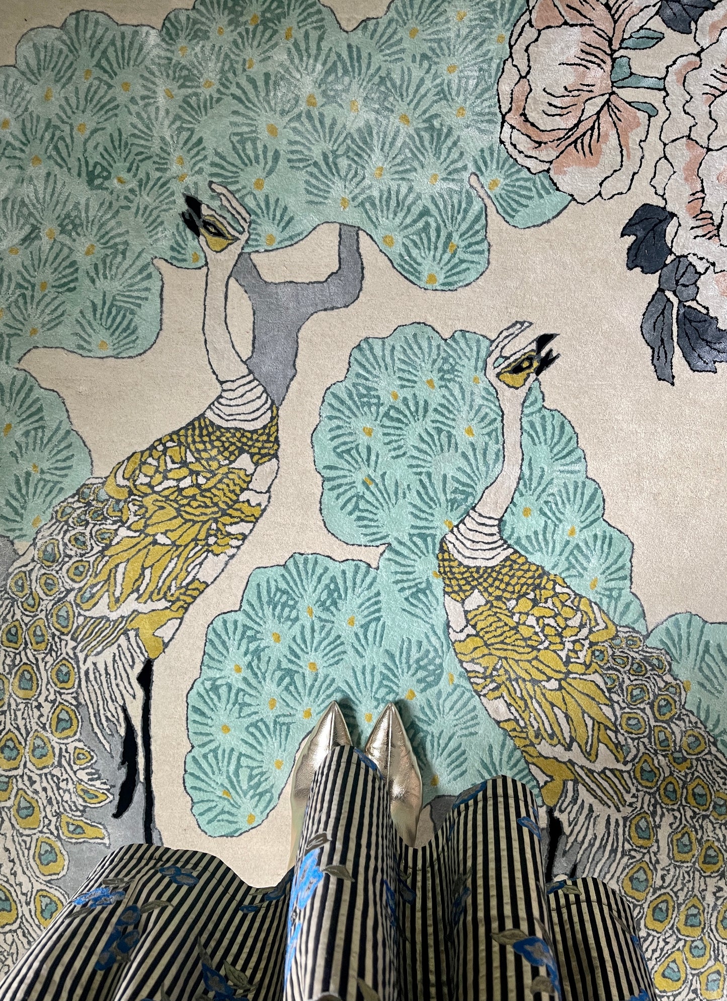 Peacock Tree - Hand Tufted Rug