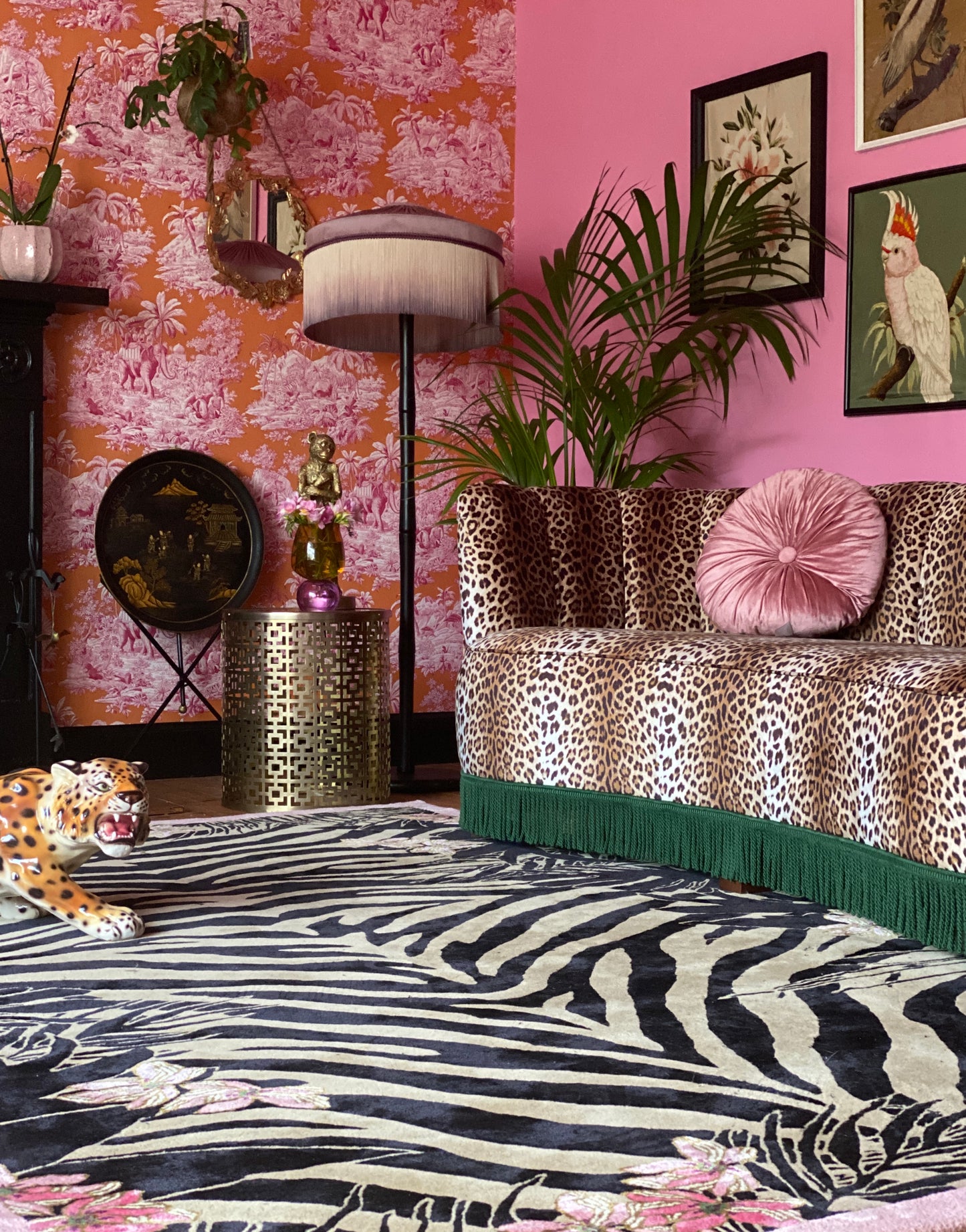 Tiger Florals - Hand Tufted Rug