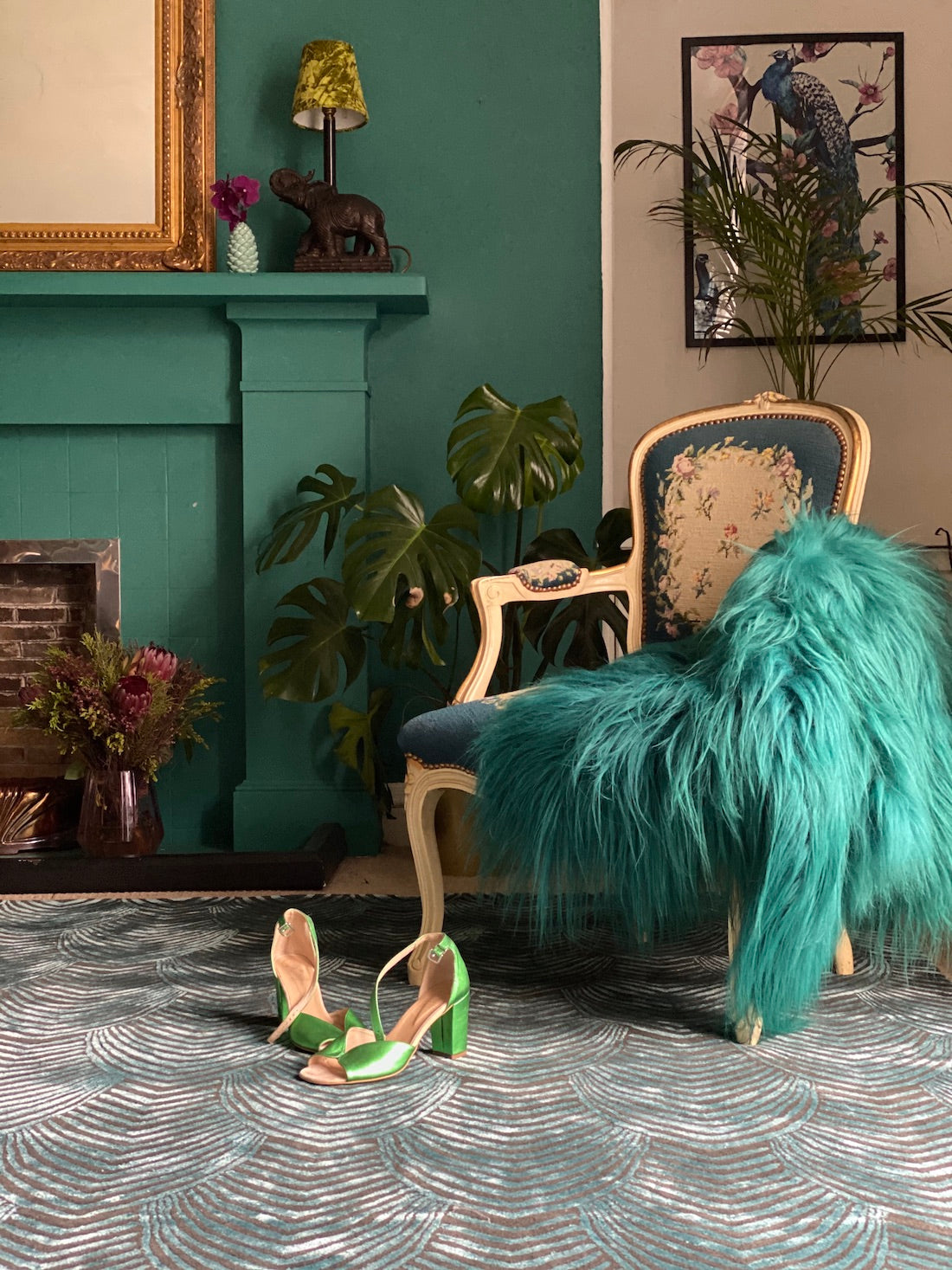 Peacock - Hand Tufted Rug