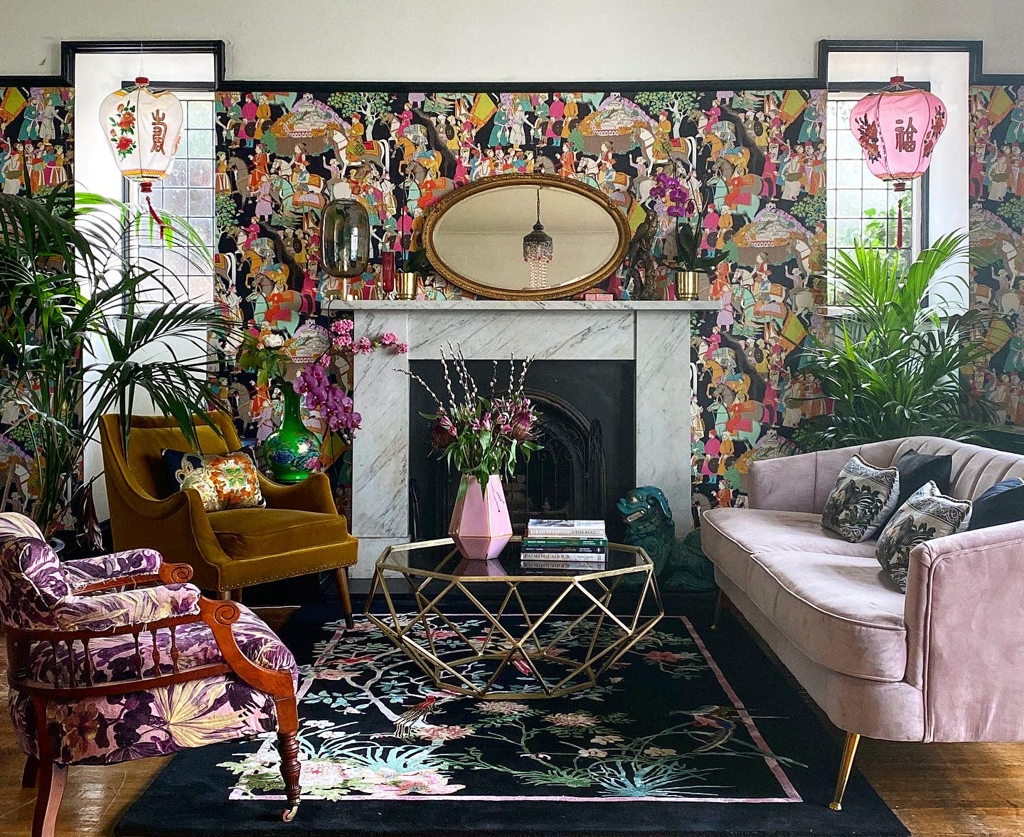 Birdsong Black - Hand Tufted Rug - Sample