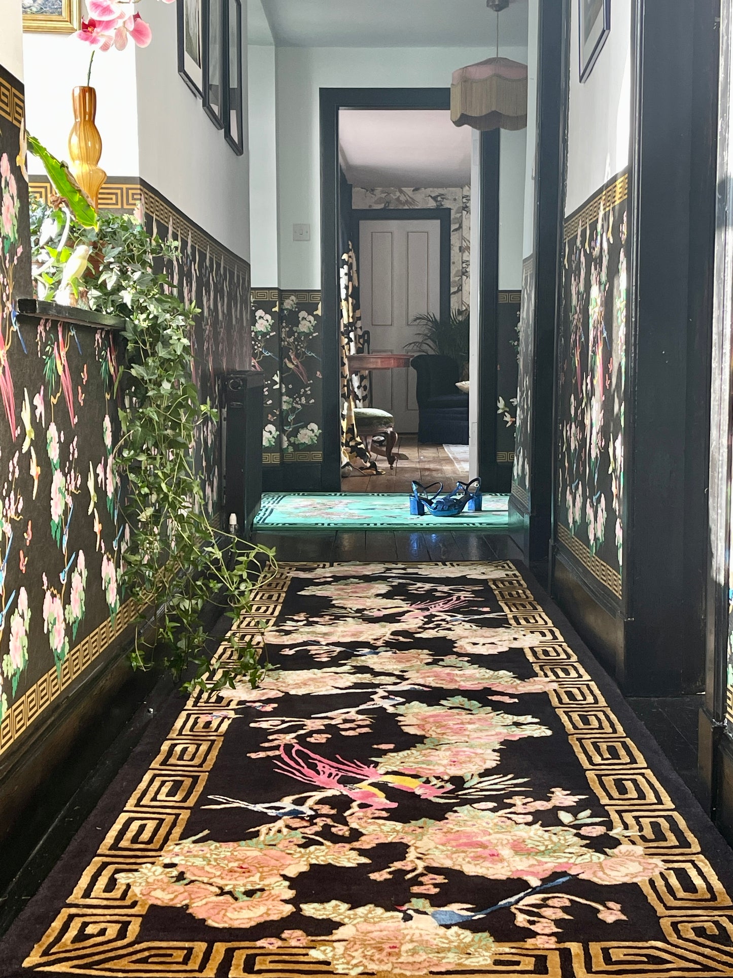 Nurture Black- Hand Tufted Runner