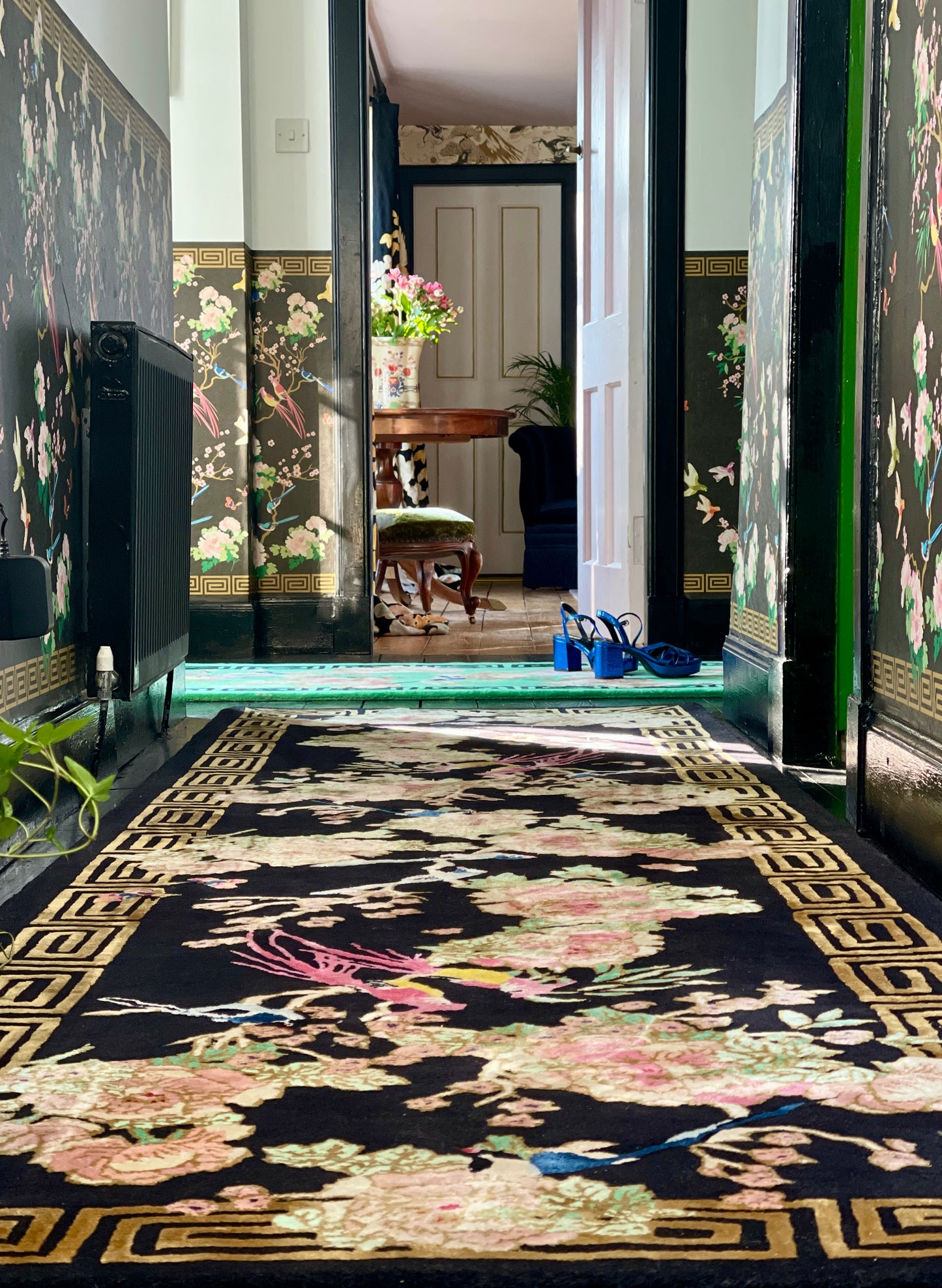 Nurture Black- Hand Tufted Runner