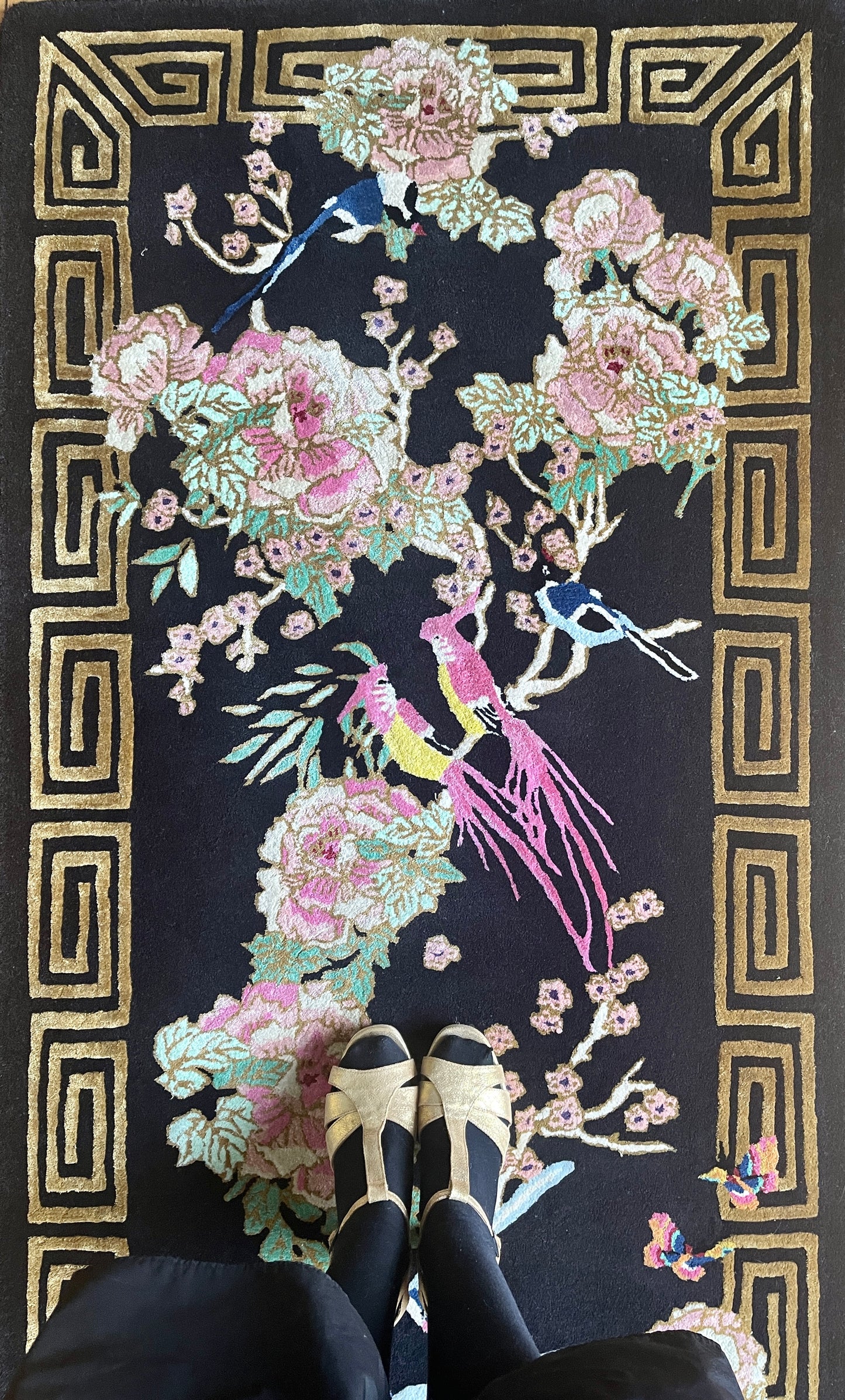 Nurture Black- Hand Tufted Runner