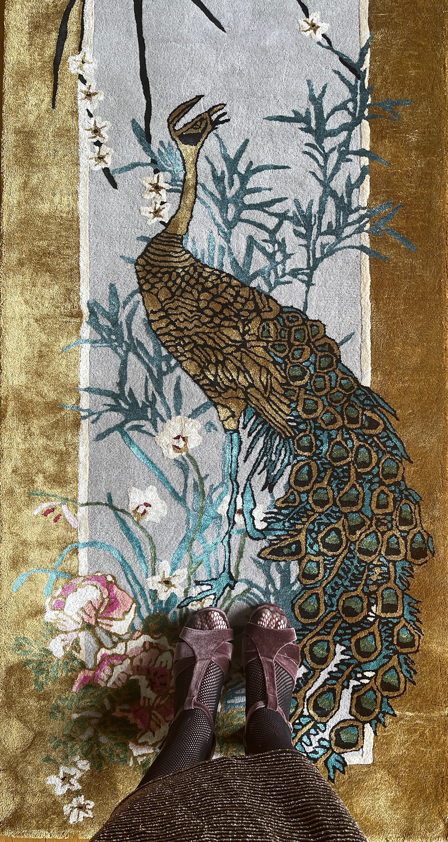 Chinese Garden of Virtue - Hand Tufted Runner - Sample