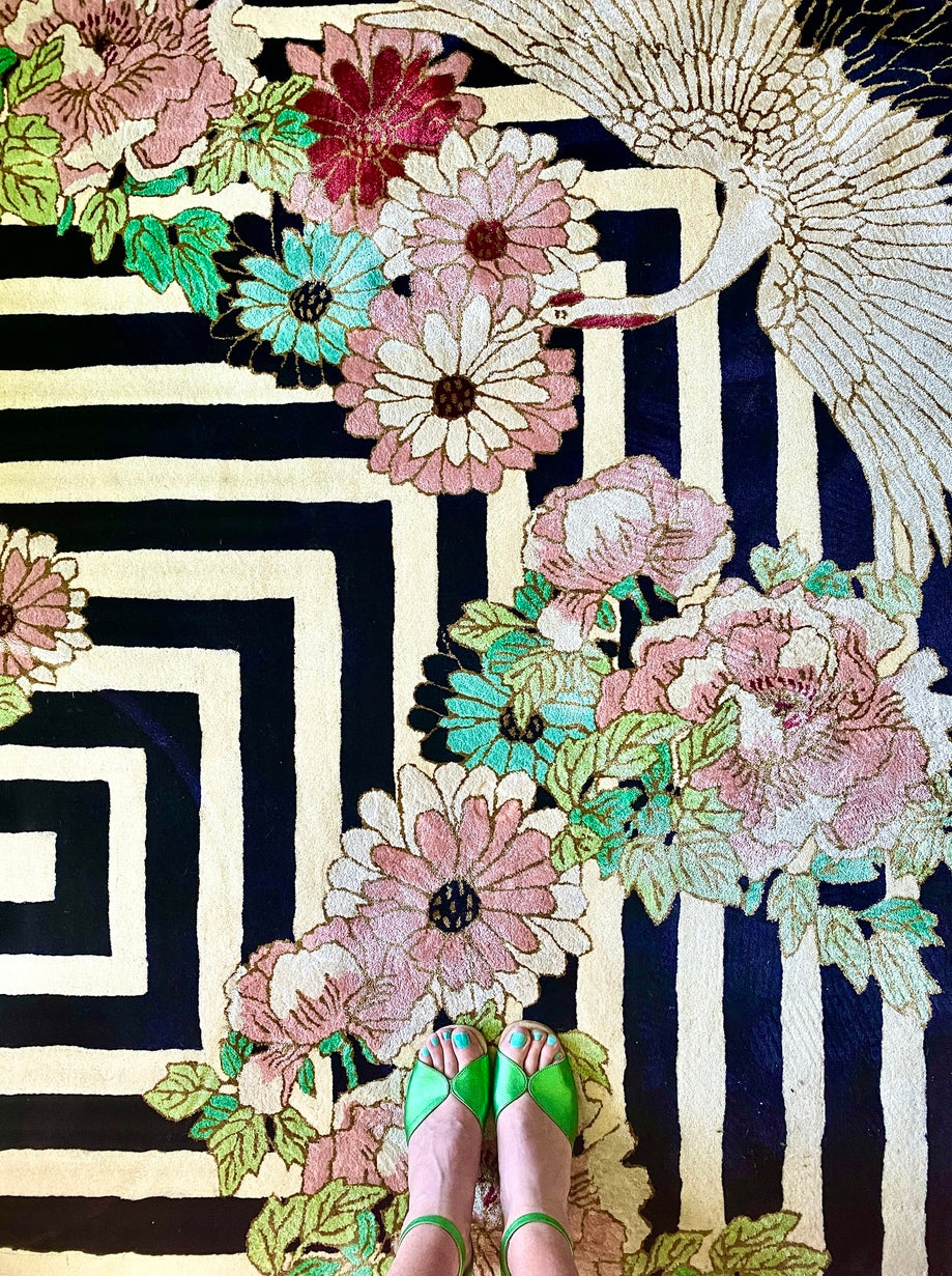 Kimono Noir - Hand Tufted Rug - Sample