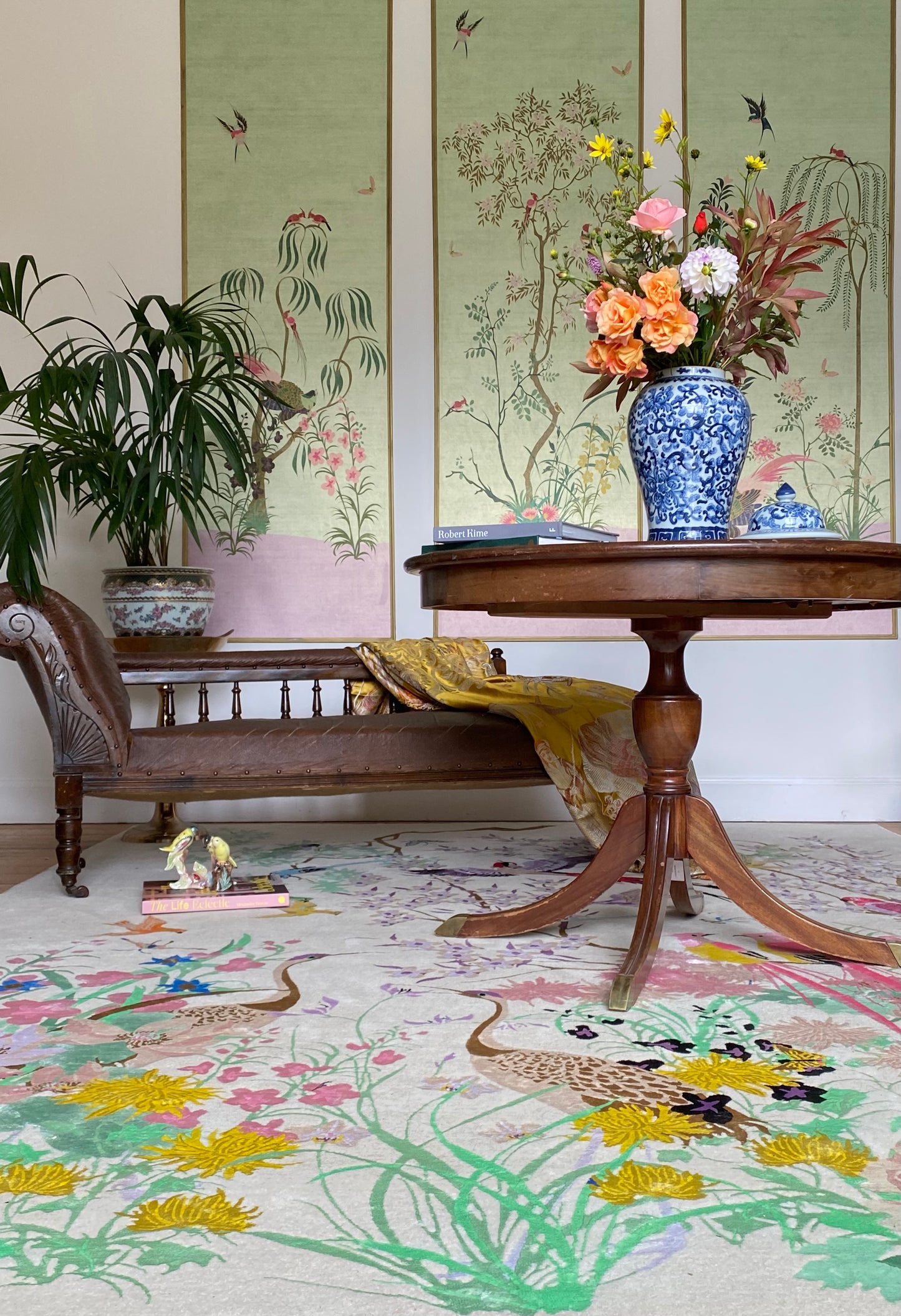 One Hundred Birds One Hundred Flowers - Hand Knotted Rug