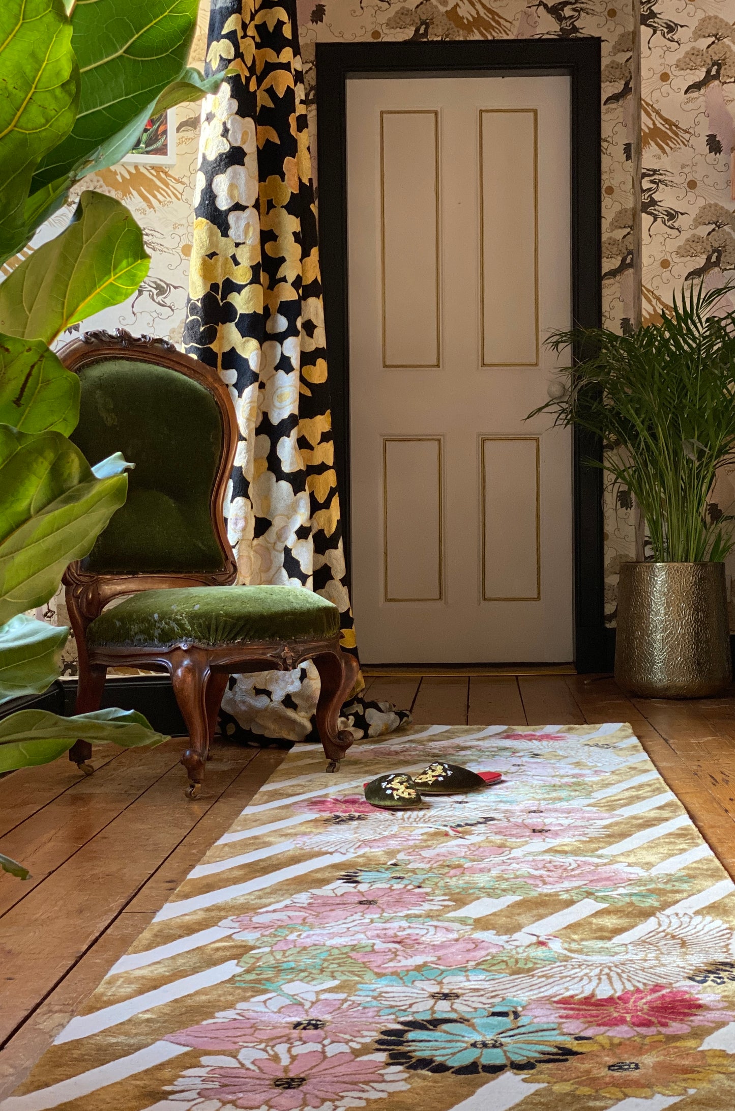 Kimono Gold - Hand Tufted Runner