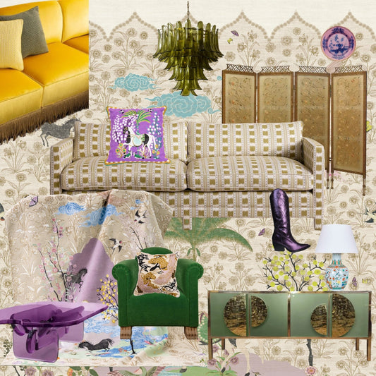 Our Mood Board with A Mughal Painting