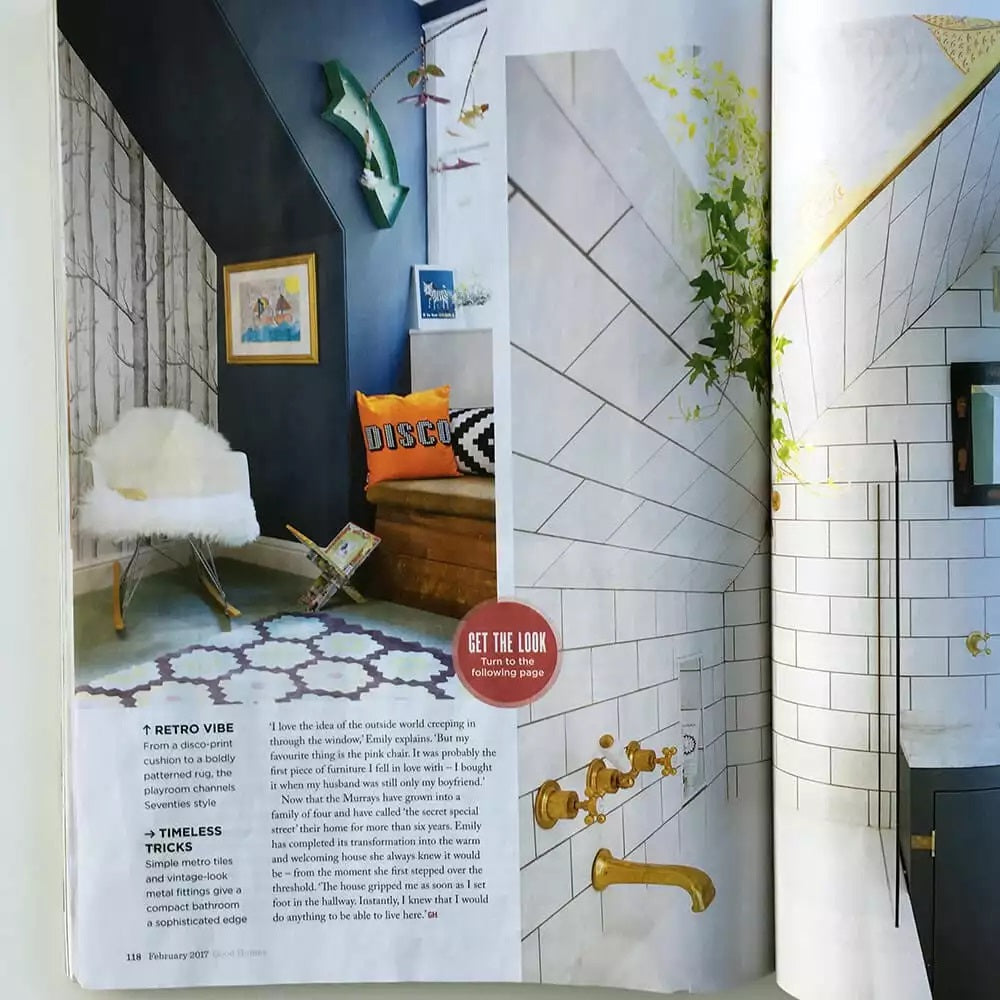 Our rugs in Good Homes mag