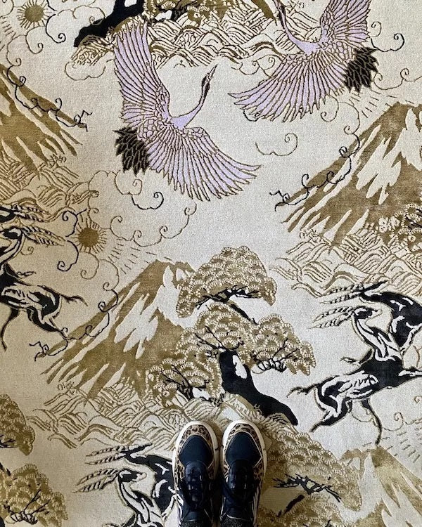 Storytelling is at the heart of Eternal Toile, our new hand knotted rug