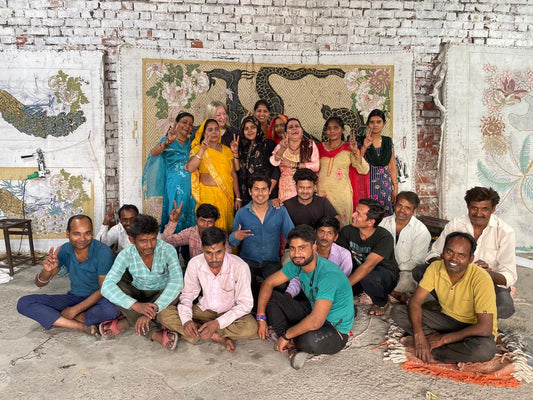 Travels to India – Tessa’s journey to meet our hand-tufting team