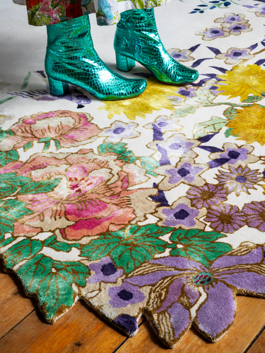 One Hundred Flowers - Hand Tufted Rug