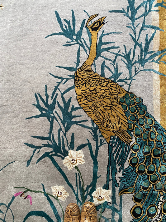 Chinese Garden of Virtue - Hand Tufted Rug