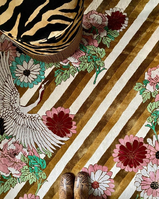 Kimono Gold - Hand Tufted Rug
