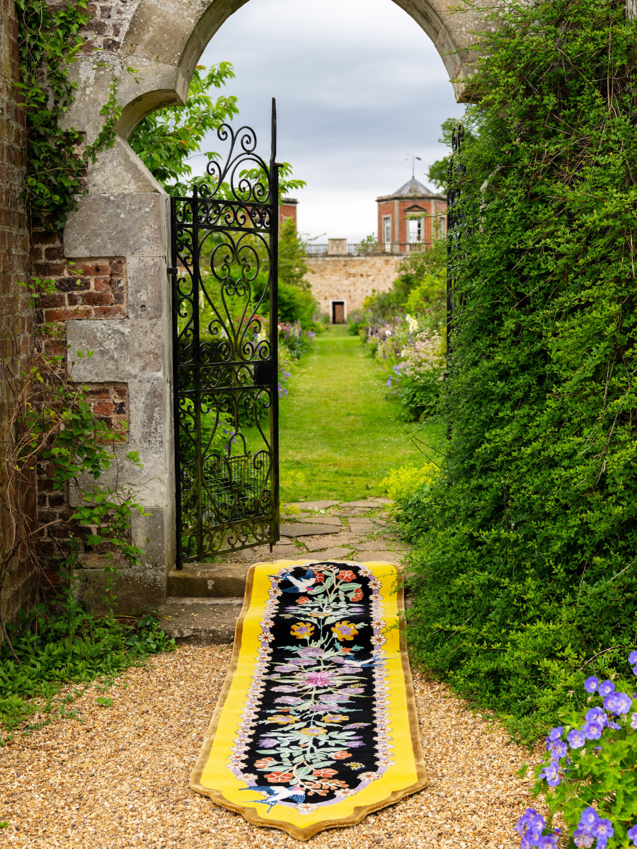 Mughal Flower Show - Hand Tufted Runner Sample