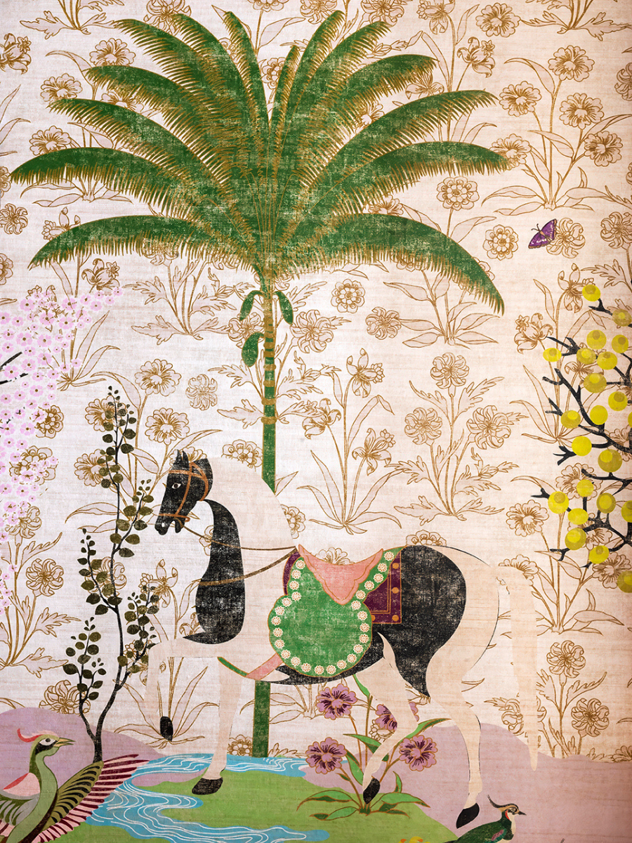 A Mughal Painting - Wallpaper - Sample