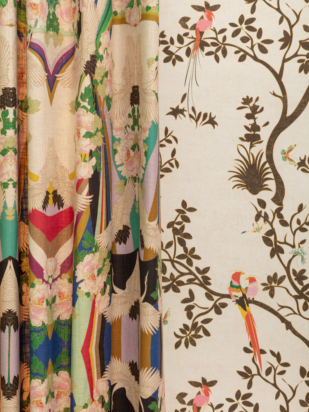 Arc en Ciel - Viscose and Linen Fabric