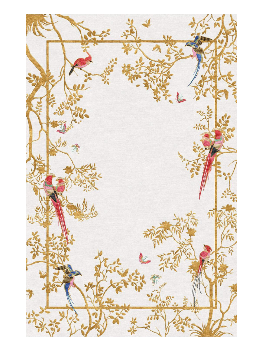 Jardin de Orient Ecru - Hand Tufted Rug