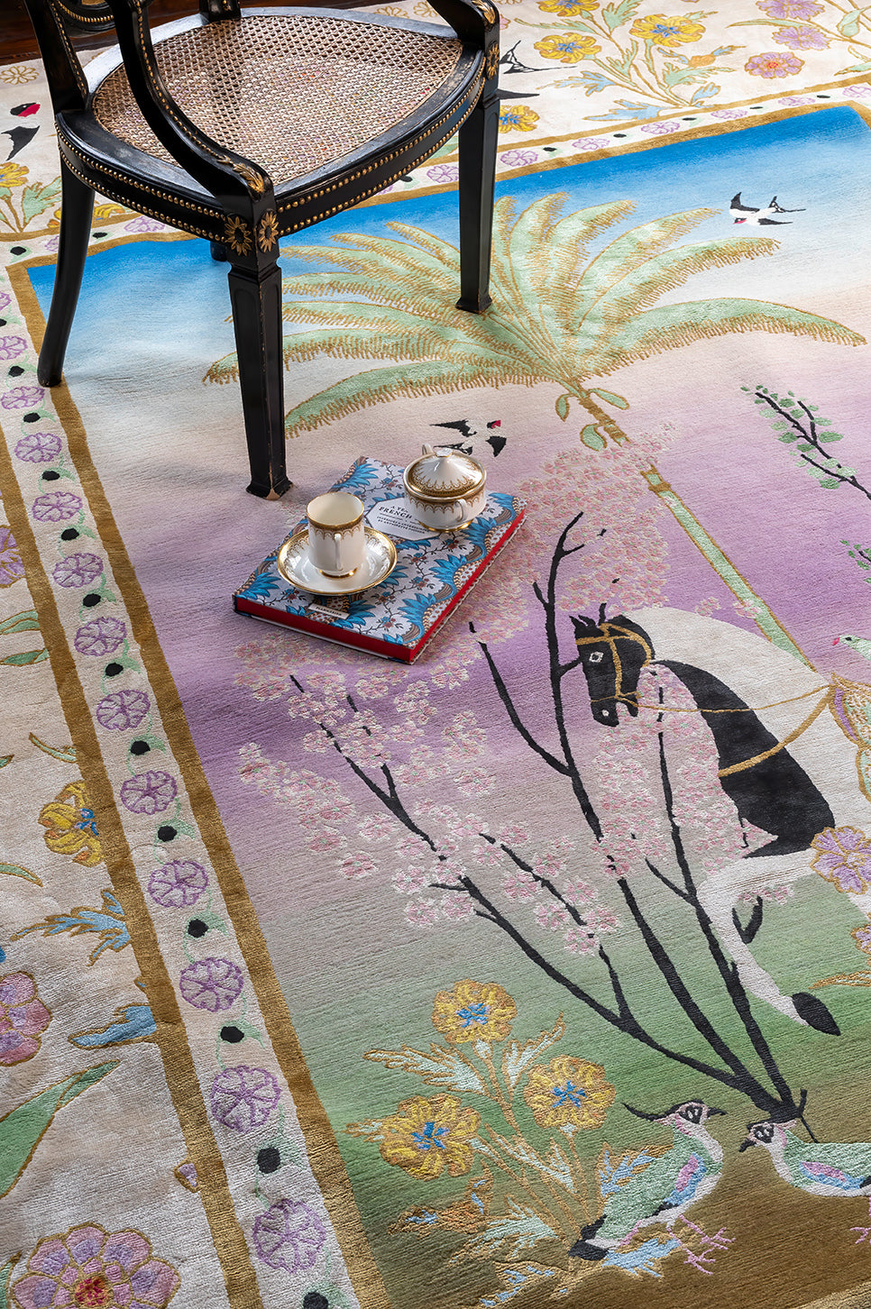 A Mughal Painting - Hand Knotted Rug – Wendy Morrison