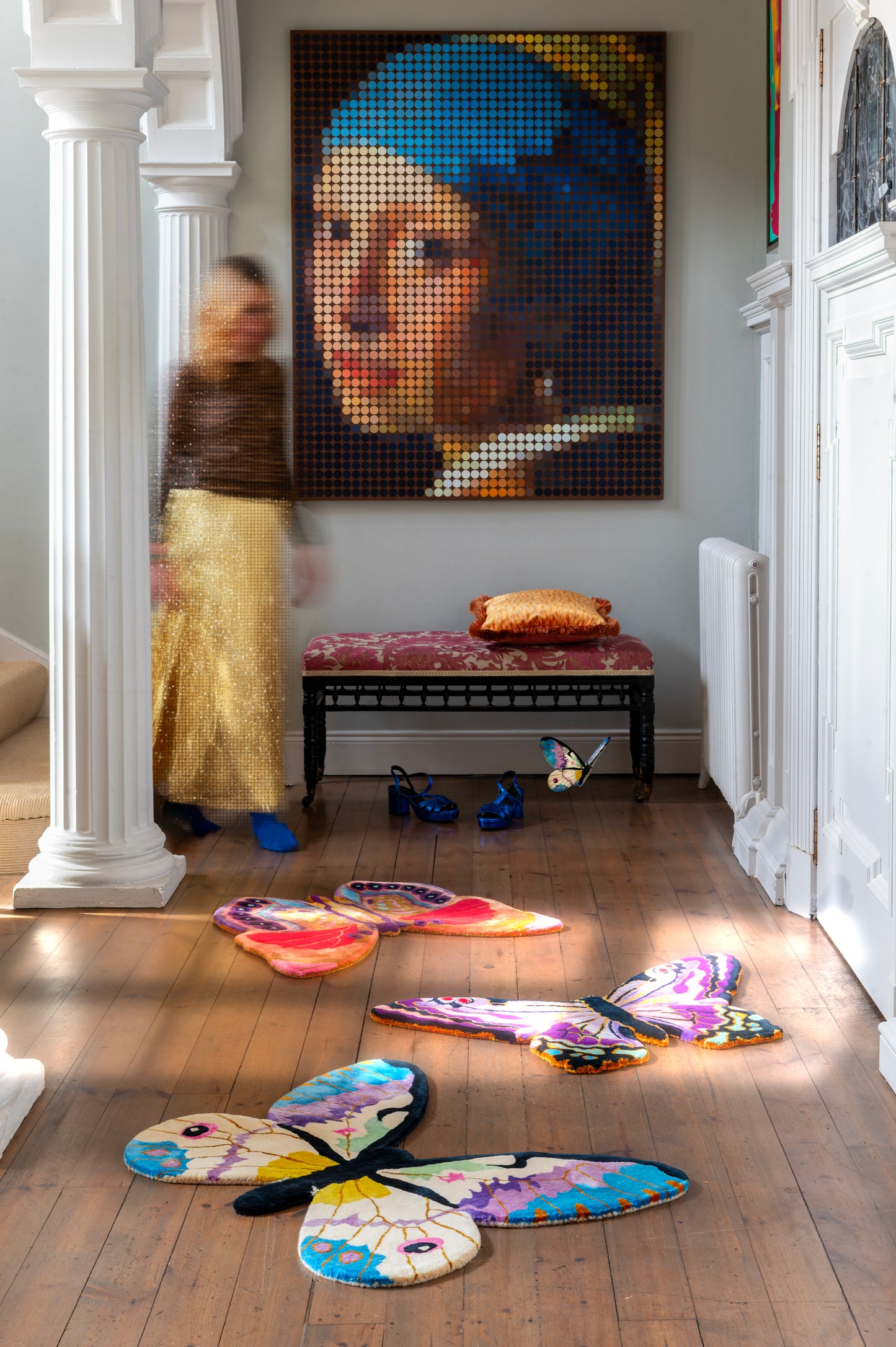 A Kaleidoscope of Papillons Part 2 Hand-Tufted Rugs