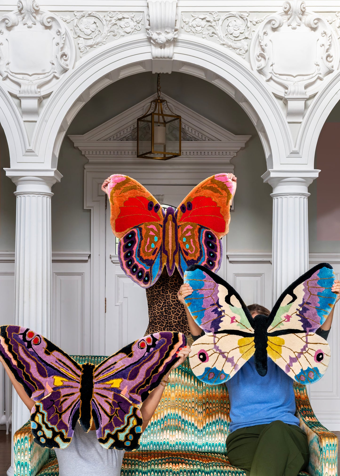 A Kaleidoscope of Papillons Part 2 Hand-Tufted Rugs