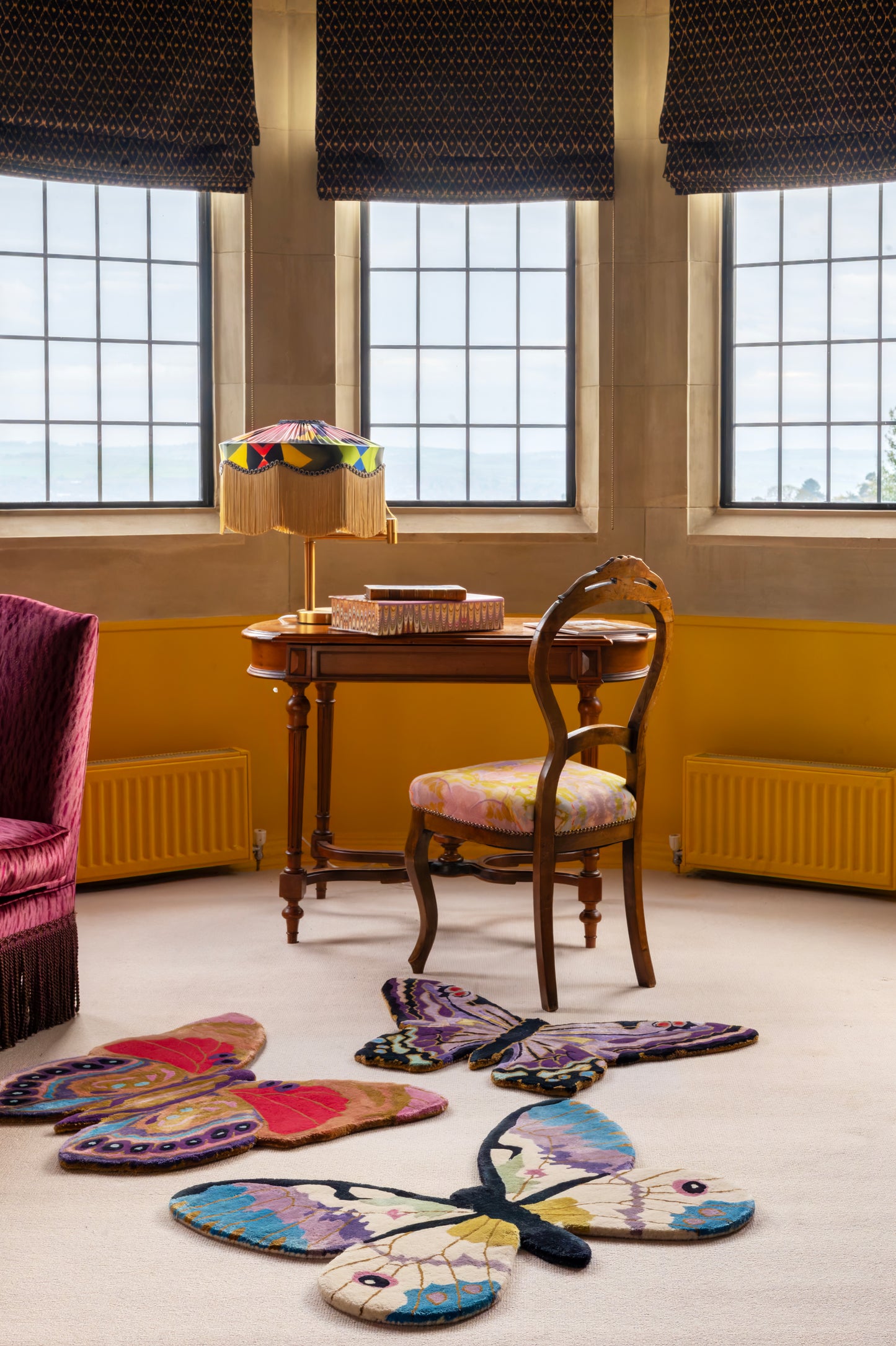 A Kaleidoscope of Papillons Part 2 Hand-Tufted Rugs