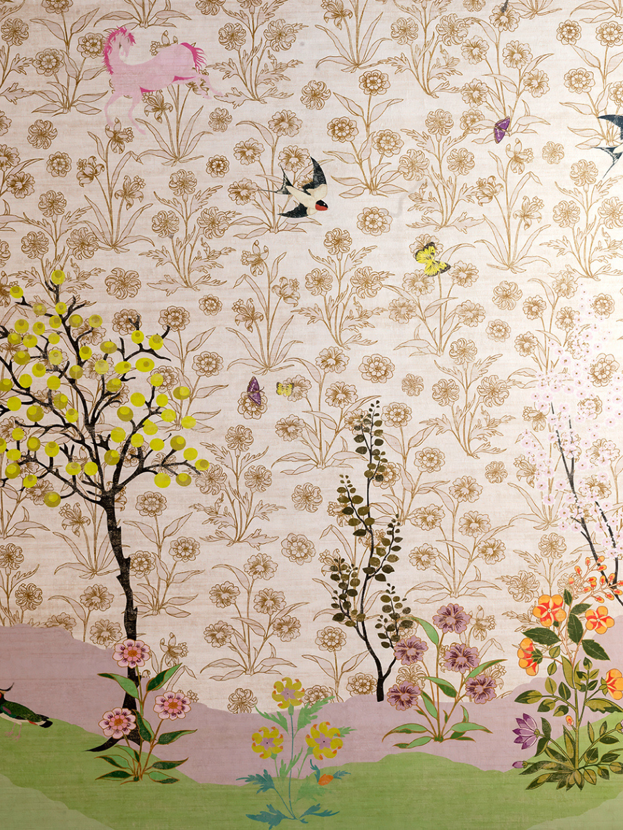 A Mughal Painting - Wallpaper - Sample