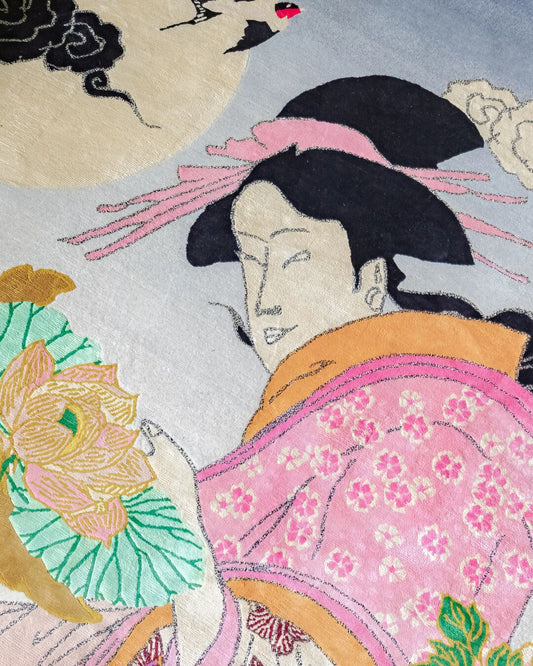 Geisha Florals - Hand Knotted Rug