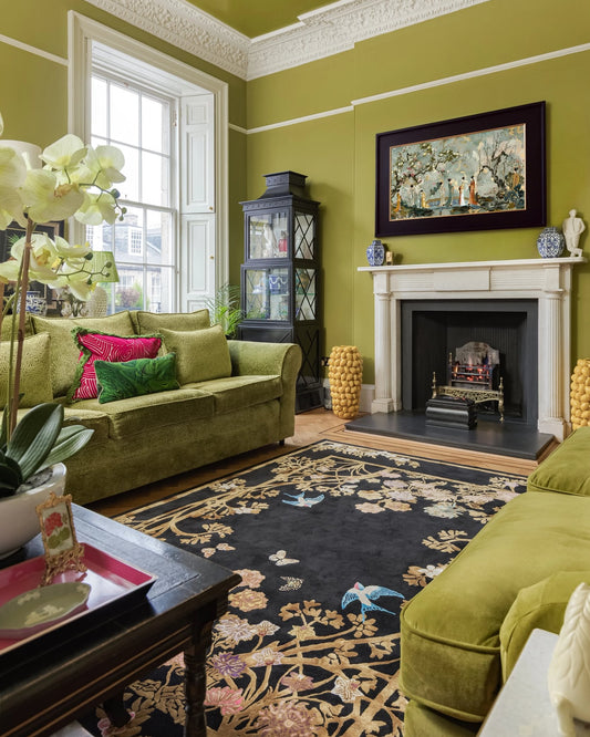Healing Florals - Hand Tufted Rug - Sample