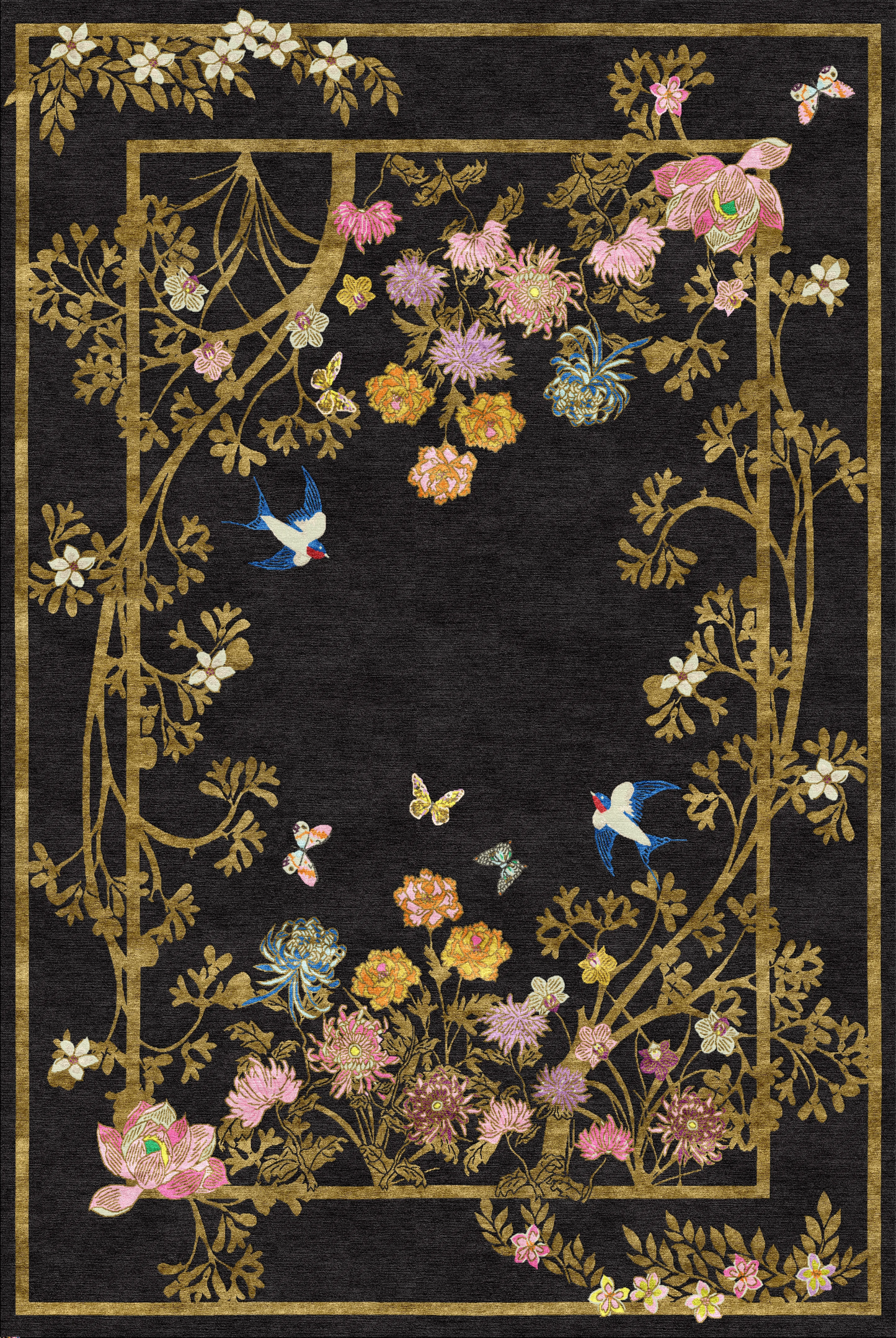 Healing Florals - Hand Tufted Rug