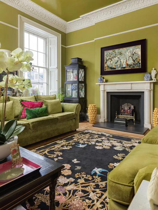 Healing Florals - Hand Tufted Rug