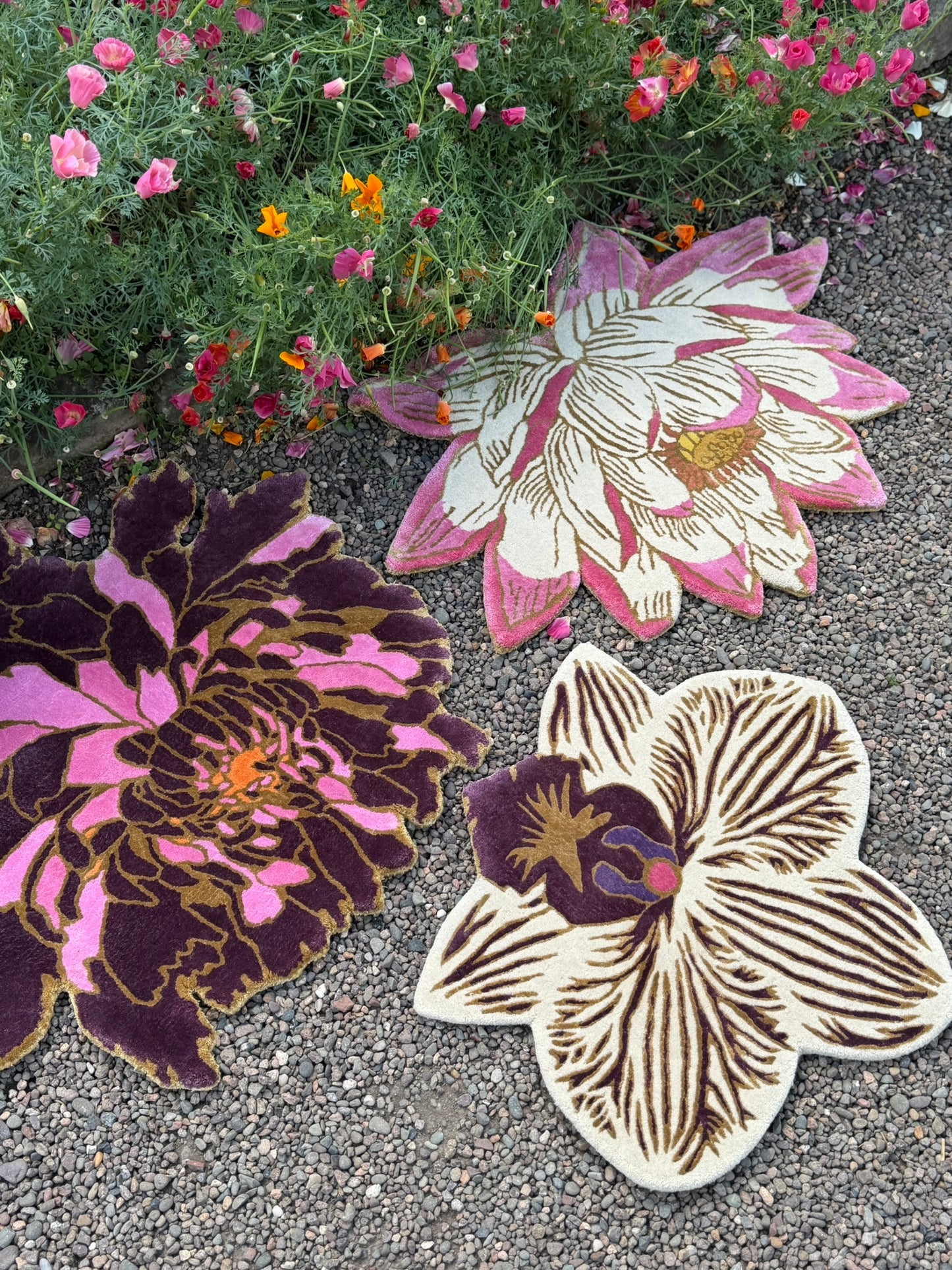 An Enchantment of Florals Hand-Tufted Rugs